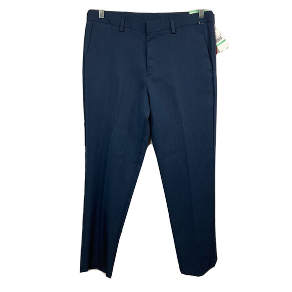 NWT Perry Ellis Pants Mens Sz 34x30 Portfolio‎ Blue Straight Modern Fit Dress - Picture 1 of 13